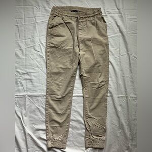 Gef Beige Joggers Men's Size 28